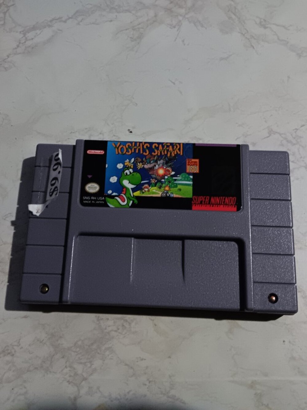 Yoshi's Safari SNES Tested Super Nintendo Video Game
